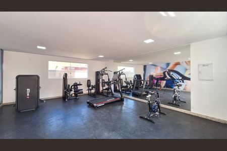 Apartamento para alugar com 38m², 2 quartos e sem vaga Apartamento para alugar com 38m², 2 quartos e sem vagaÁrea comum - Academia