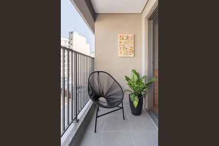 Apartamento à venda com 23m², 1 quarto e sem vagaVaranda