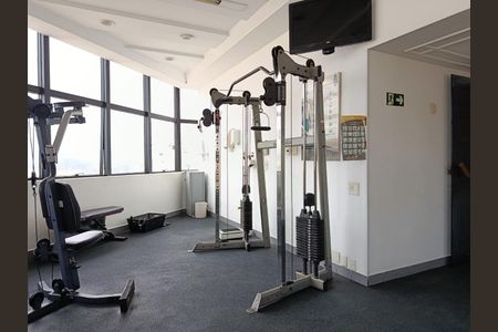 Apartamento para alugar com 33m², 1 quarto e 1 vaga Apartamento para alugar com 33m², 1 quarto e 1 vagaAcademia