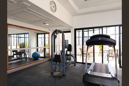 Apartamento para alugar com 33m², 1 quarto e 1 vaga Apartamento para alugar com 33m², 1 quarto e 1 vagaAcademia