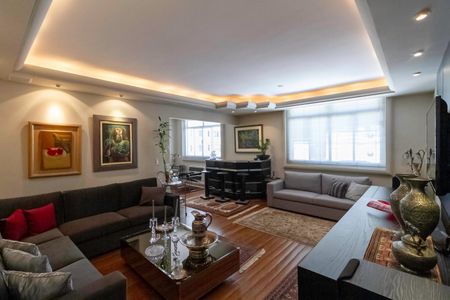 Sala 1 de apartamento à venda com 5 quartos, 320m² em Santo Antônio, Belo Horizonte