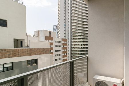 Studio à venda com 26m², 1 quarto e sem vagaVaranda
