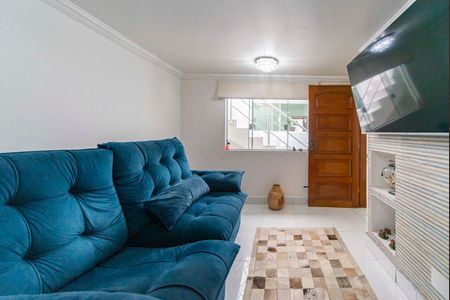 Sala de TV de casa à venda com 2 quartos, 280m² em Vila Alzira, Santo André
