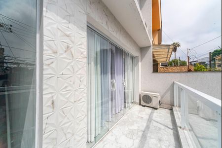 Varanda da Sala de casa à venda com 2 quartos, 280m² em Vila Alzira, Santo André