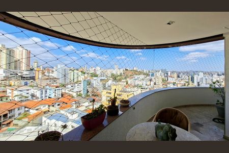 Varanda da Sala de apartamento à venda com 5 quartos, 420m² em Cidade Nova, Belo Horizonte