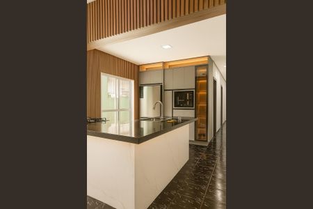 Cozinha de casa para alugar com 2 quartos, 150m² em Nova Mirim, Praia Grande