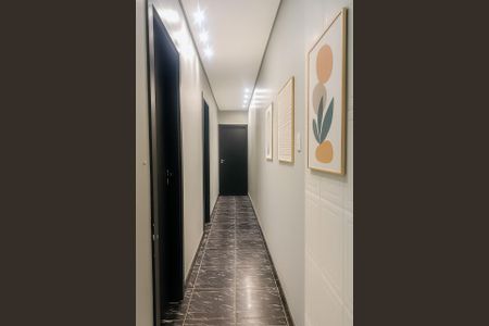 Corredor de casa para alugar com 2 quartos, 150m² em Nova Mirim, Praia Grande