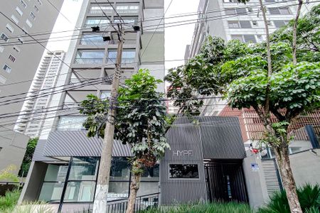 Studio para alugar com 26m², 1 quarto e sem vagaFachada - Plaquinha