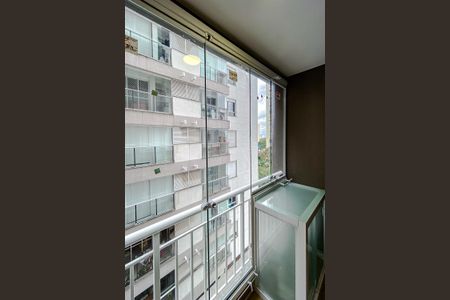 Studio para alugar com 26m², 1 quarto e sem vagaVaranda