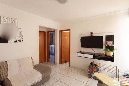 Sala de apartamento para alugar com 2 quartos, 60m² em São João Batista, Belo Horizonte