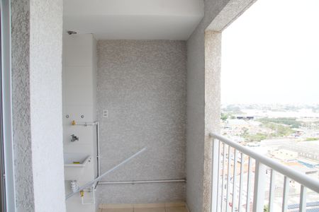 Varanda da Sala de apartamento à venda com 2 quartos, 56m² em Vila Itapegica, Guarulhos