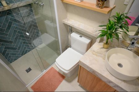 Apartamento à venda com 73m², 3 quartos e 1 vagaBanheiro Social