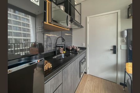 Cozinha de kitnet/studio à venda com 1 quarto, 27m² em Vila Olímpia, São Paulo