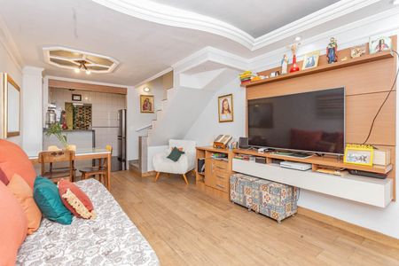 Sala de casa de condomínio à venda com 4 quartos, 120m² em Vila Caraguata, São Paulo