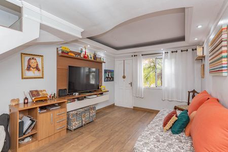 Sala de casa de condomínio à venda com 4 quartos, 120m² em Vila Caraguata, São Paulo