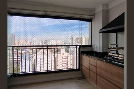 Varanda gourmet - churrasqueira de apartamento para alugar com 2 quartos, 67m² em Parque São Jorge, São Paulo