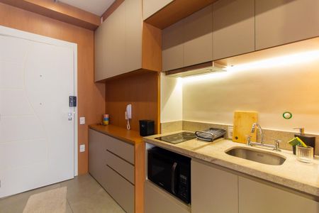 Cozinha de apartamento à venda com 1 quarto, 26m² em Jardim Independência (são Paulo), São Paulo