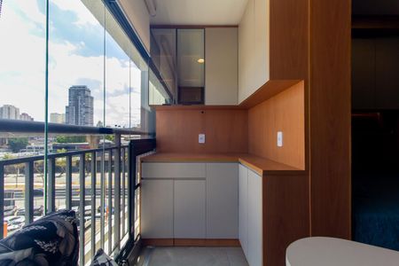 Apartamento à venda com 26m², 1 quarto e sem vagaVaranda