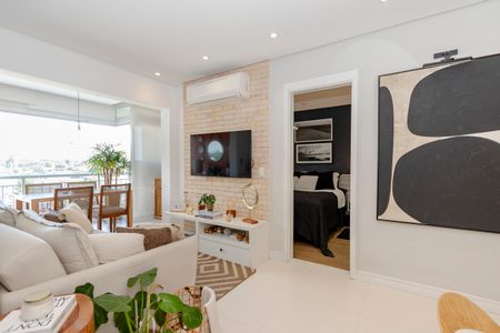 Sala de apartamento à venda com 1 quarto, 49m² em Jardim Aeroporto, São Paulo