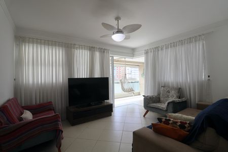 Sala de apartamento para alugar com 4 quartos, 170m² em Jardim Asturias, Guarujá