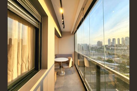 Apartamento à venda com 31m², 1 quarto e sem vagaVaranda