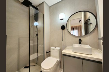 Apartamento à venda com 31m², 1 quarto e sem vagaBanheiro da Suíte