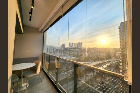 Apartamento à venda com 31m², 1 quarto e sem vagaVaranda