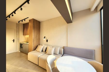 Sala de apartamento à venda com 1 quarto, 31m² em Vila Olímpia, São Paulo