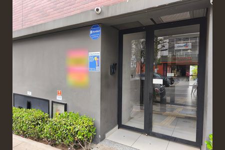 Apartamento para alugar com 35m², 1 quarto e sem vaga Apartamento para alugar com 35m², 1 quarto e sem vagaFachada + Plaquinha