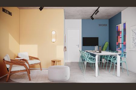 Studio para alugar com 36m², 1 quarto e sem vaga Studio para alugar com 36m², 1 quarto e sem vagaÁrea comum