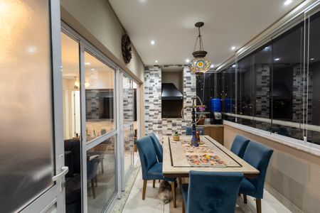 Varanda Gourmet de apartamento à venda com 3 quartos, 106m² em Jardim Cidalia, São Paulo