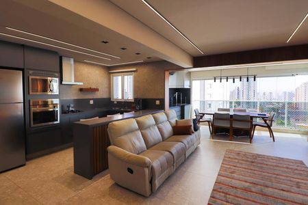 Sala de apartamento à venda com 3 quartos, 118m² em Chácara Santo Antônio (zona Leste), São Paulo