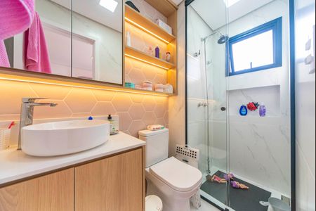 Apartamento à venda com 125m², 3 quartos e 3 vagasBanheiro da Suíte 1