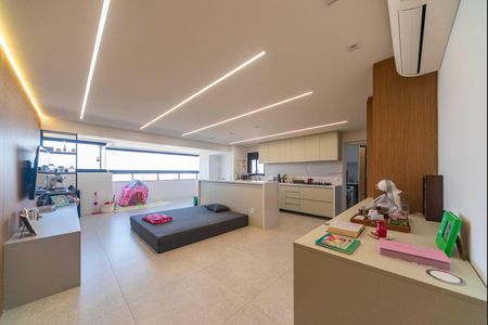 Sala de apartamento à venda com 3 quartos, 125m² em Vila Santa Teresa, Santo André