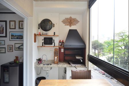 Varanda gourmet de apartamento para alugar com 2 quartos, 90m² em Jardim Bela Vista, Santo André