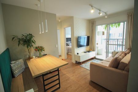 Sala  de apartamento à venda com 1 quarto, 42m² em Brás, São Paulo