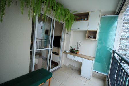 Varanda Sala  de apartamento à venda com 1 quarto, 42m² em Brás, São Paulo