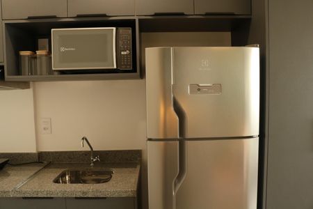 Studio à venda com 26m², 1 quarto e sem vagaCozinha