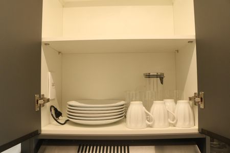 Studio à venda com 26m², 1 quarto e sem vagaCozinha