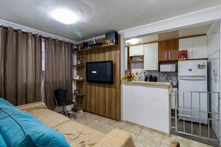 Sala de apartamento para alugar com 2 quartos, 48m² em Jardim Paris, São Paulo