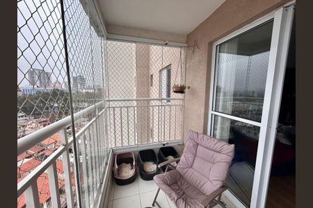 Sacada da sala de apartamento à venda com 2 quartos, 61m² em Macedo, Guarulhos