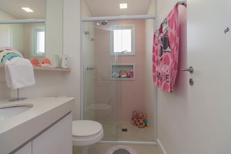 Apartamento à venda com 124m², 3 quartos e 3 vagasBanheiro da Suíte 1