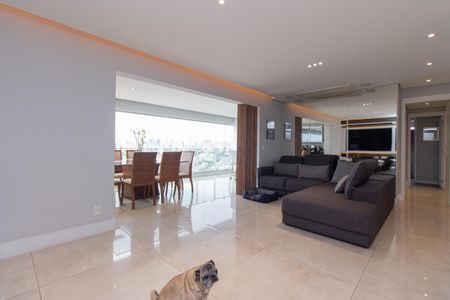 Sala de apartamento à venda com 3 quartos, 124m² em Aclimação, São Paulo