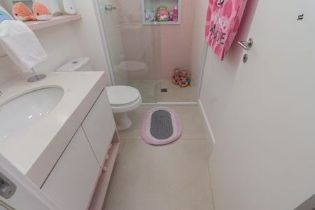 Apartamento à venda com 124m², 3 quartos e 3 vagasBanheiro da Suíte 1