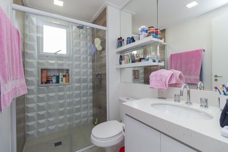 Apartamento à venda com 124m², 3 quartos e 3 vagasBanheiro da Suíte 3