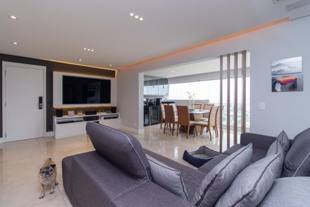 Sala de apartamento à venda com 3 quartos, 124m² em Aclimação, São Paulo