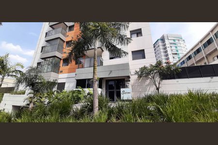 Apartamento para alugar com 28m², 1 quarto e 1 vagaFachada e portaria