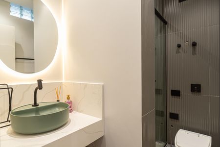 Studio para alugar com 37m², 1 quarto e sem vaga Studio para alugar com 37m², 1 quarto e sem vagaBanheiro Social