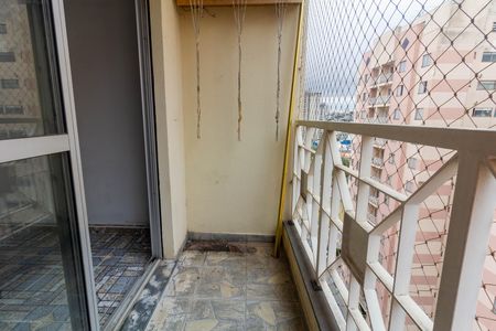 Varanda da Sala de apartamento para alugar com 2 quartos, 57m² em Chácara Califórnia, São Paulo