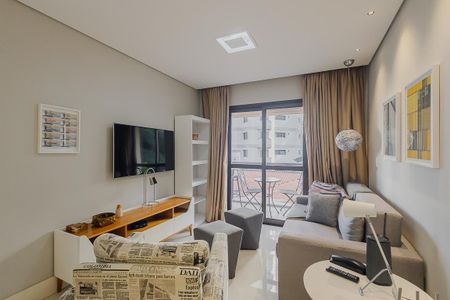 Sala de apartamento para alugar com 1 quarto, 36m² em Jardim Paulista, São Paulo
